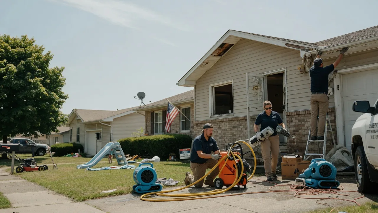 Water Damage Restoration in Mclean, IL near me